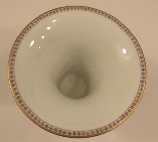 Vintage Nymphenburg porcelain King’s Service 6” vase Munich Lustheim/Planegg 3