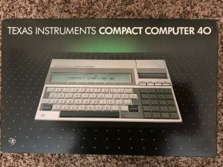 Vintage Texas Instruments Compact Computer 40