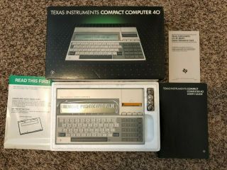 Vintage Texas Instruments Compact Computer 40 3