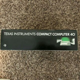 Vintage Texas Instruments Compact Computer 40 5