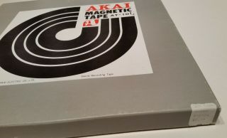 Vintage Akai Atr - 10 Metal Tape Reel Made In Japan - -