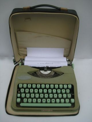 Vintage Hermes Rocket Ultra - Portable Typewriter,  Swiss - Made