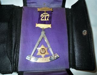 Very Rare Vintage 1900’s Mason Past Master Masonic Jewel/Medal Pin 10k Gold 2