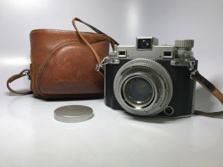 Vintage Kodak Medalist Ii Camera Supermatic Shutter Ektar 100mm F=3.  5 Lens