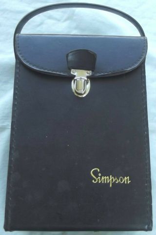Vintage SIMPSON 260 Series 3 Multimeter Tester [Volt - Ohm - Milliameter] 10
