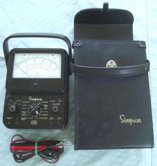 Vintage Simpson 260 Series 3 Multimeter Tester [volt - Ohm - Milliameter]