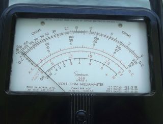 Vintage SIMPSON 260 Series 3 Multimeter Tester [Volt - Ohm - Milliameter] 3