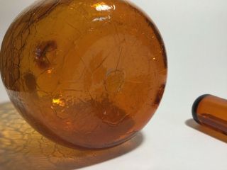 Vintage Blenko 657M Decanter in Honey Design by Joel Myers 4