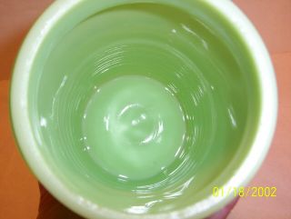 Vintage Jeannette Glass Jade - ite Jadeite Jadite Round Ribbed SUGAR Canister Jar 7