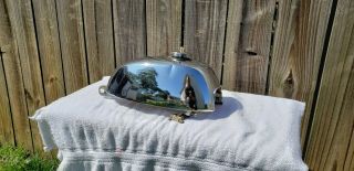 Vintage Mini Bike Scat Cat Chrome Gas Tank 2