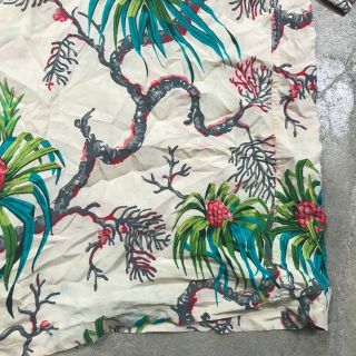 Vintage 1940s 50s “Hale of Hawaii” Pure Silk Hawaiian Loop Collar Shirt Sz XL? 2