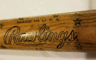 Rare Vintage Jackie Robinson Baseball Bat Major League Model Wooden MLB Rawlings 2