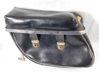 1 Set of Leather Antique Motorcycle SADDLEBAGS Saddle Bag (BUCO INDIAN HARLEY?) 7