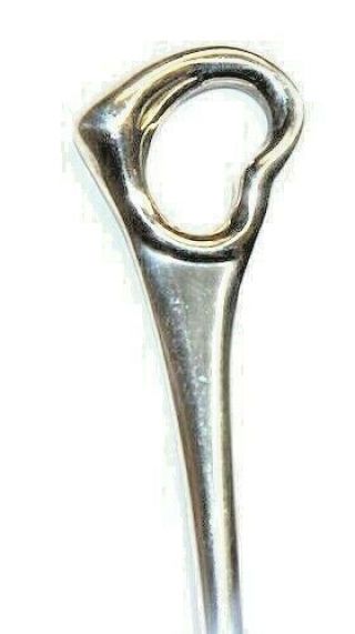Tiffany & Co.  Elsa Peretti 925 Italy Sterling Silver " Open Heart " Spoon