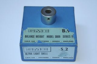 Vintage Sme B.  9 Balance Weight For Model 3009 Series Ii Tonearm