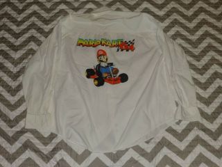 Nintendo 64 N64 Mario Kart 64 Vintage 90s Adult Shirt Store Employee Promo