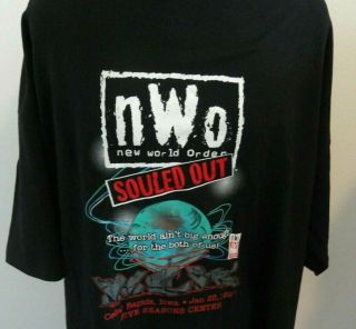 Vintage Wcw Souled Out 1997 Ppv - Shirt Xxl Very Rare