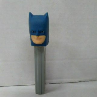 Vintage Pez 1978 No Feet Batman Soft - Head Rubber Cowl Usa Hong Kong Dispenser