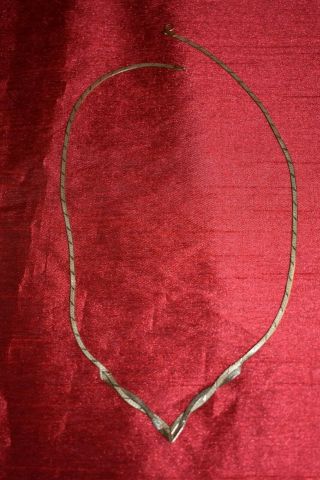 Vintage 14k Yellow Gold Herringbone Necklace Chain 4g