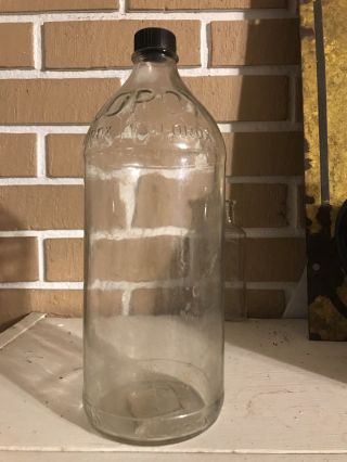 Rare Vintage Clear Clorox Bottle 1940’s