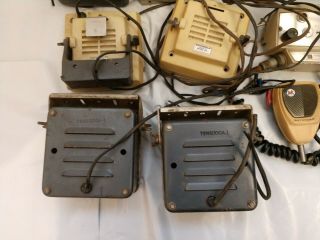 Vintage Motorola Mocom 70 FM Radio Control Head/Speakers/Mic - Police/Fire Radio 3