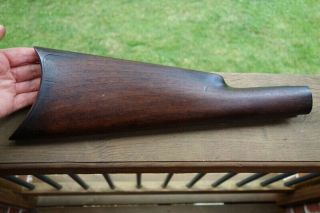 Marlin 1889 Rifle Buttstock Rear Stock Antique Rare W/ Butt Plate
