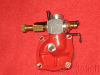 Vintage Mccoy 60 Red Head Back Plate Rotor &carb For Airplane Tether Car Engine