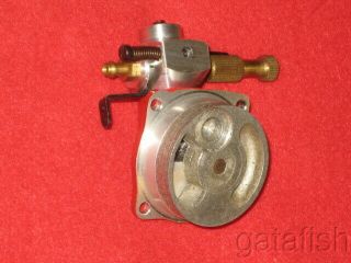VINTAGE McCOY 60 RED HEAD BACK PLATE ROTOR &CARB for AIRPLANE TETHER CAR ENGINE 3