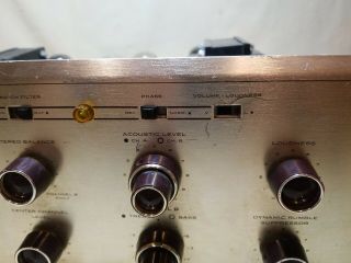 H.  H.  SCOTT STEREOMASTER 222 STEREO DYNAURAL VINTAGE TUBES VERY RARE 4