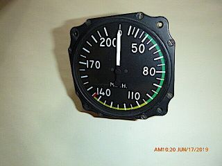 Vintage Bendix Pioneer Airspeed Indicator Type 1402 - 2d - C2,  1930s