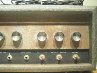 Vintage 1960s Sears Silvertone Model 1484 Tube Guitar Music Amplifier Amp 3