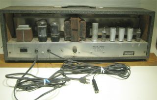 Vintage 1960s Sears Silvertone Model 1484 Tube Guitar Music Amplifier Amp 4