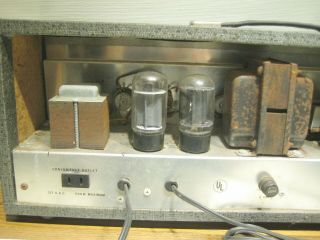 Vintage 1960s Sears Silvertone Model 1484 Tube Guitar Music Amplifier Amp 5