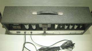 Vintage 1960s Sears Silvertone Model 1484 Tube Guitar Music Amplifier Amp 7