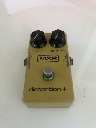 Vintage Mxr Distortion Plus Guitar Effect Pedal 70s
