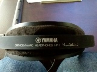 Vintage Yamaha Hp - 1 Orthodynamic Headphones Mario Bellini Design