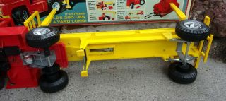 VINTAGE 1965 TOPPER TOYS JOHNNY EXPRESS TRACTOR TRAILER TRUCK FLATBED 4