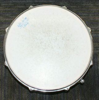 Vintage Slingerland Snare Drum 5.  5x14 White Marine Pearl with case 3