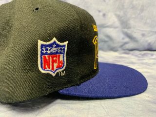 Vintage NFL Los Angeles Rams Script Sports Specialties Snapback Hat Cap DS 4