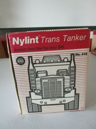 Vintage NYLINT TRANS TANKER BACTINE 6