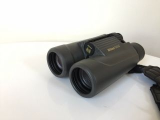 Nikon Vintage Binoculars And Leather Case 2
