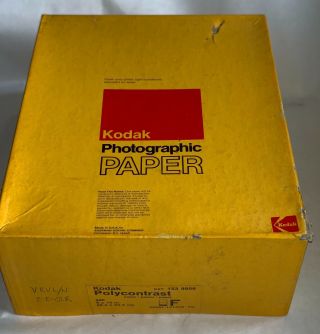 Vintage Kodak Photo Paper Polycontrast F 8x10 500 Sheets