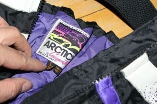 Vintage Arctic Cat Leather Snowmobile Suit Arctic Gear Racing 5