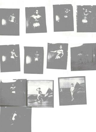 Vtg Body Building Negatives - - [12] Could Be - Black & White Photos1940 - 50 