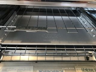 Vintage General Electric GE King size Chrome Toast - R - Oven T97/3127 2