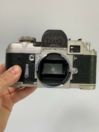 Alpa Reflex Model 6 Vintage Film Camera Body Serial Number 37959