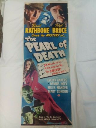 Pearl Of Death Vintage Movie Poster