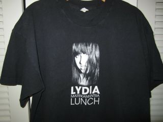 Vintage Lydia Lunch Shirt Punk Rare Sonic Youth Richard Kern Screen Stars