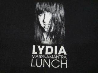 vintage LYDIA LUNCH shirt punk rare sonic youth richard kern screen stars 2