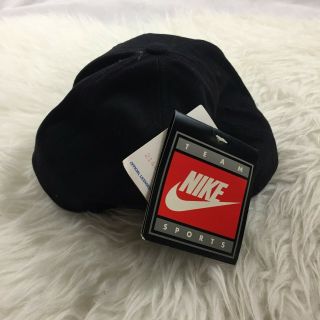 VTG 1998 Nike San Antonio Spurs Basketball Black Hat Strapback Deadstock Sample 4